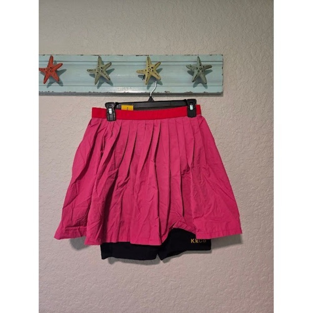 Kkco Pink Pleated Skort